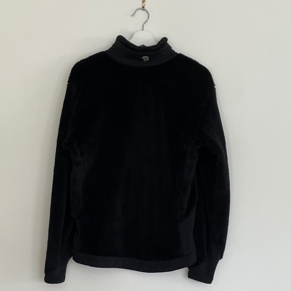 Mountain Hardwear Monkey Woman Fleece Jacket Black Full Zip Polartec Large - Picture 2 of 16